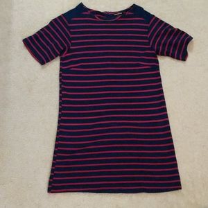 Warehouse blue and red mini dress